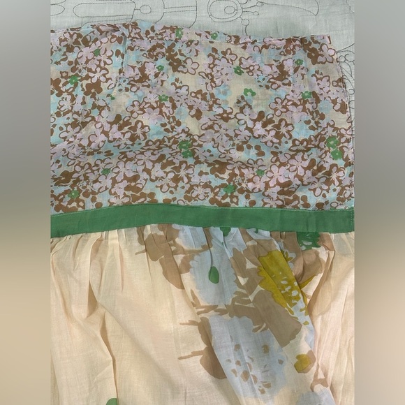 NEW Yvonne S Wind Cotton Floral Dress Sz L Net-a-Porter FLOWER FIELD LIGHT PEACH - Picture 8 of 10